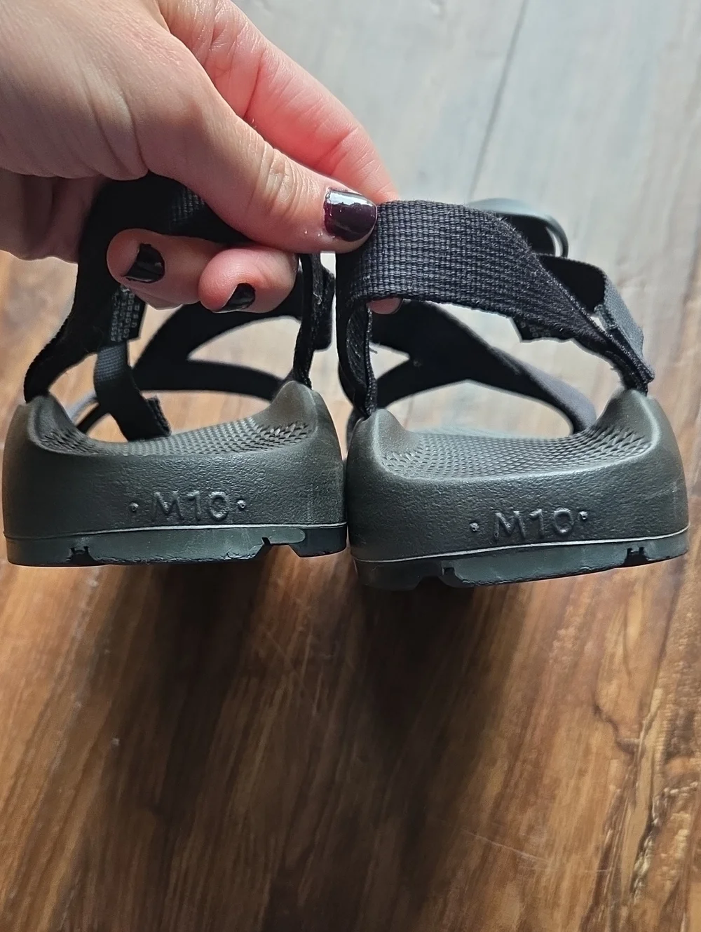 Chaco Men's Z/1 Black Sport Sandals with Adjustable Straps